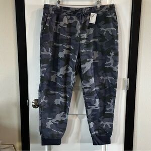 Zenna Blue Camouflage Sweatpants Joggers – Size 3XL – NWT